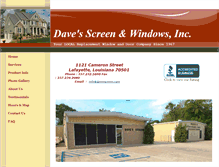 Tablet Screenshot of davesscreen.com